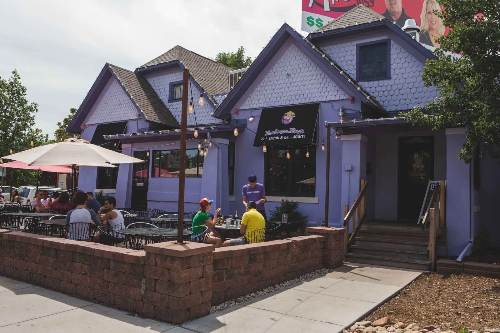 Hamburger Mary's happy hour in Denver