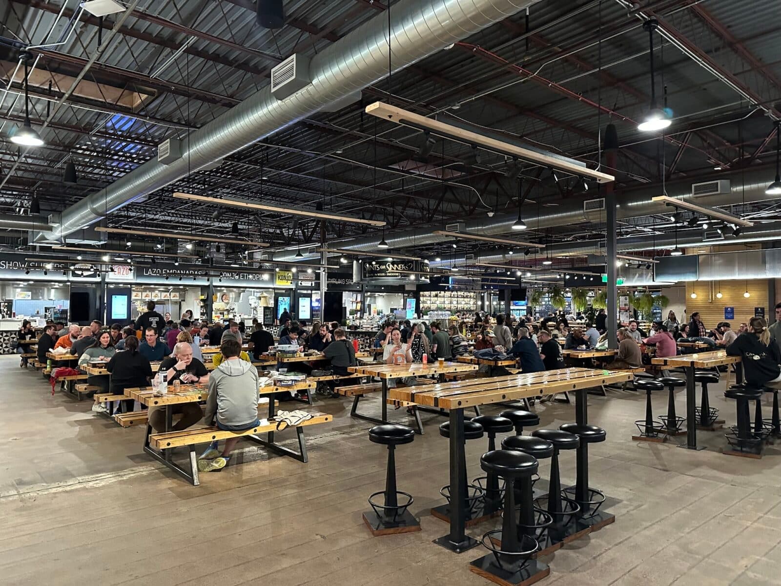 Edgewater Public Market happy hour in Denver
